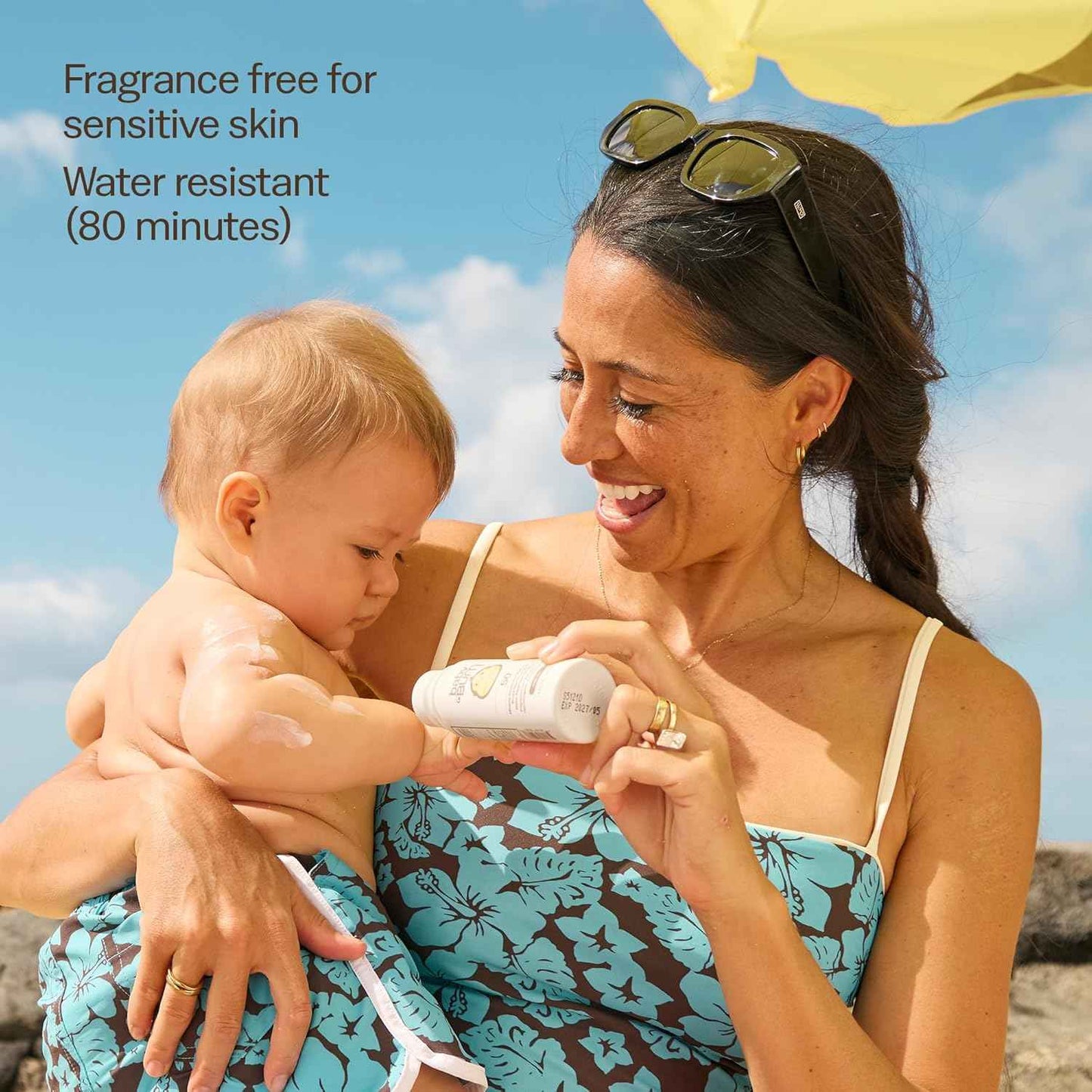 Sun Bum Baby Bum Mineral SPF 50 Roll-On Sunscreen - Vegan and Hawaii 104 Act Compliant (Without Octinoxate & Oxybenzone) - Broad Spectrum Moisturizing UVA/UVB - Travel Size - 3 oz | Mineral, Vegan, Broad Spectrum, Moisturizing, UVA/UVB