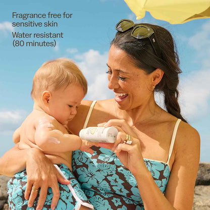 Sun Bum Baby Bum Mineral SPF 50 Roll-On Sunscreen - Vegan and Hawaii 104 Act Compliant (Without Octinoxate & Oxybenzone) - Broad Spectrum Moisturizing UVA/UVB - Travel Size - 3 oz | Mineral, Vegan, Broad Spectrum, Moisturizing, UVA/UVB