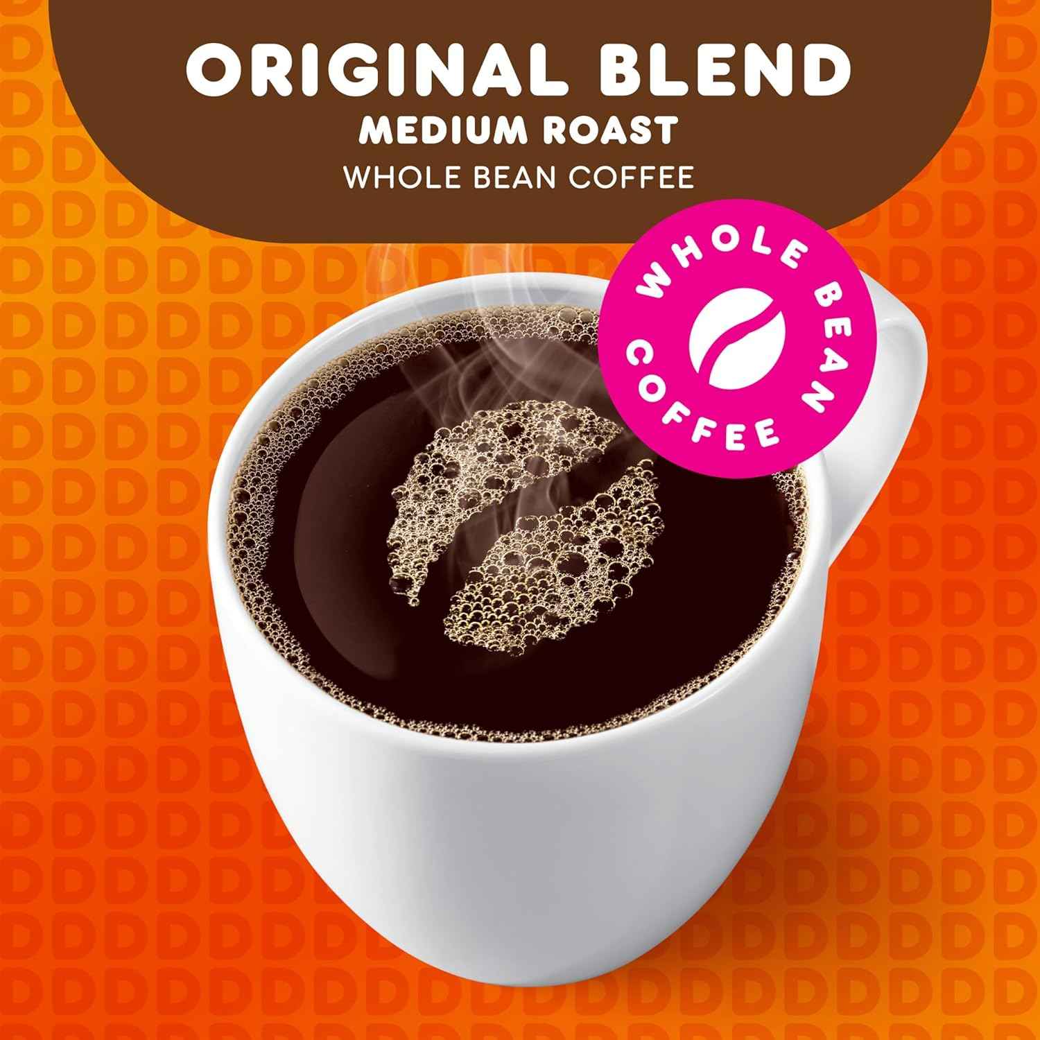 Dunkin' Original Blend Medium Roast Whole Bean Coffee
