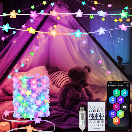 Smart_Star_Fairy_Lights_Plug_in,_33Ft_16_Million_Color_Changing_String_Lights_RGB_Built_in_Chip_APP_&_Remote_Control_DIY_Music_Sync_Twinkle_Light_for_Bedroom_Christmas_Decoration_Christmas_Gift