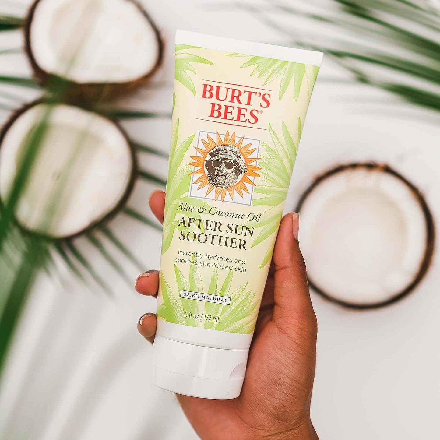 Burt's Bees After Sun Lotion - Summer Essentials, Sunburn Relief, Natural After Sun Soother, 6 oz