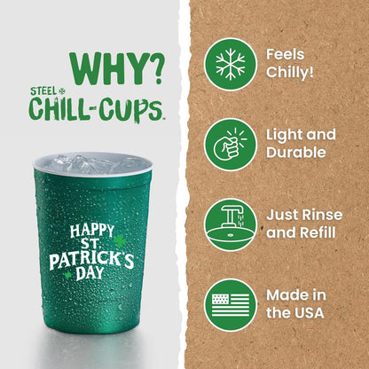 16_oz._Party_Cups_'St._Patrick's_Day'_Clover_Design_for_Cold_Drinks,_Durable,_Disposable,_Recyclable,_Made_in_USA,_Green,_12_Count