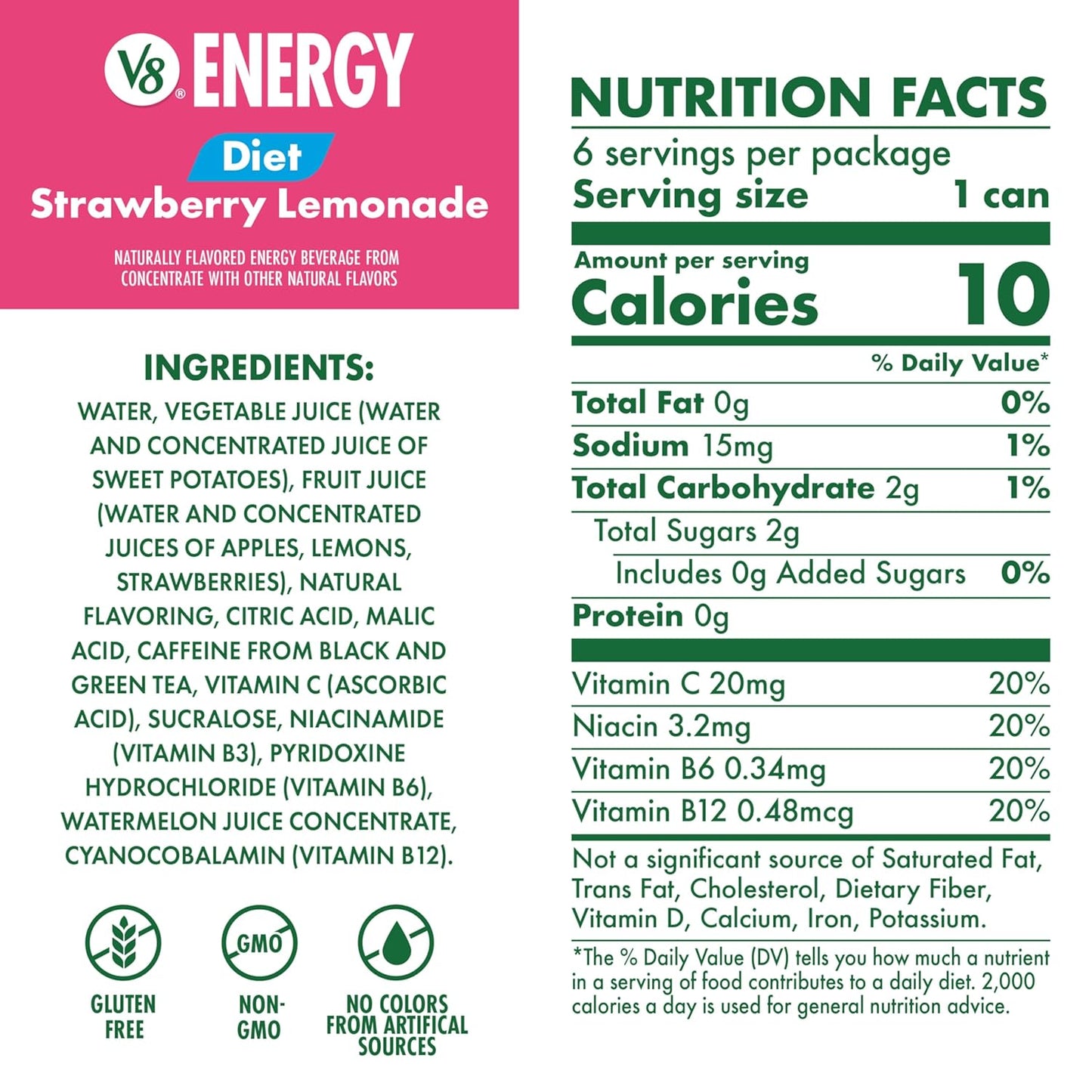 V8_Energy_Diet_Strawberry_Lemonade_Juice_Energy_Drink,_8_fl_oz_Can_(6_Pack)_(Case_of_4)