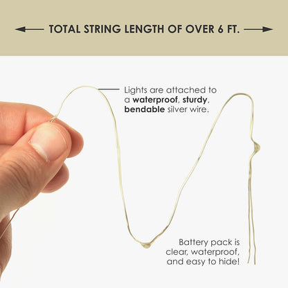 2_Sets_20_LEDs_Red_Color_String_Lights_Silver_Wire_Indoor_and_Outdoor_6.5_Feet_Firefly_Starry_Fairy_Lights_Battery_Powered_for_DIY,_Christmas,_Holidays,_Party,_Bedroom_and_Centerpieces