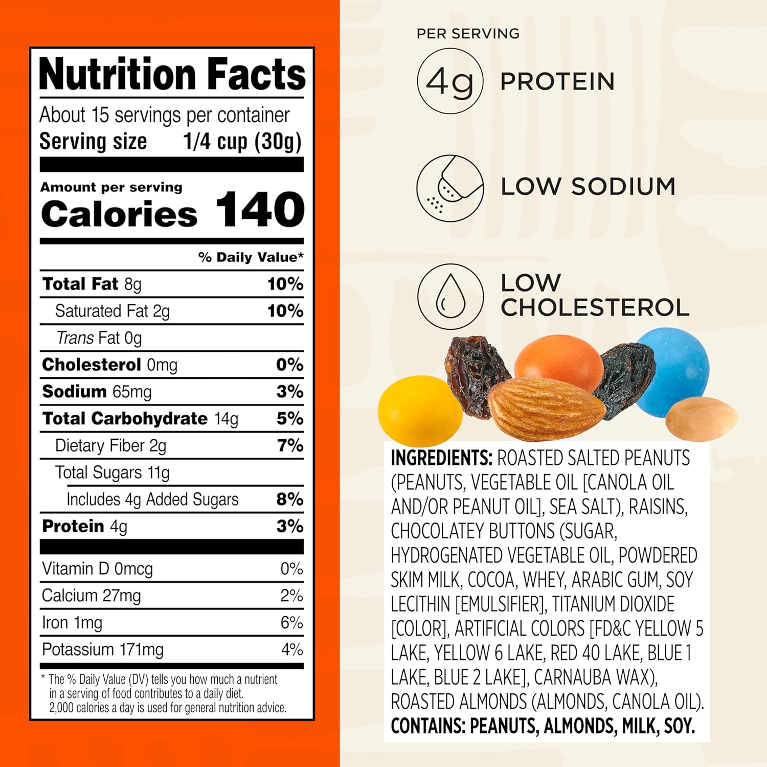 Snak_Club_Energizer_Trail_Mix_with_Roasted_Salted_Peanuts,_Raisins,_Chocolatey_Candies,_Roasted_Almonds,_Gluten-Free_and_Kosher_Snack,_16_oz_Resealable_Bag