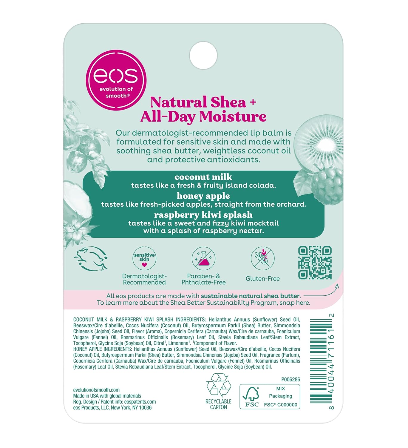 eos_Natural_Shea_Lip_Balm,_Honey_Apple,_Coconut_Milk_&_Raspberry_Kiwi_Splash,_All-Day_Moisture,_Lip_Care_Products,_0.14_oz,_3-Pack