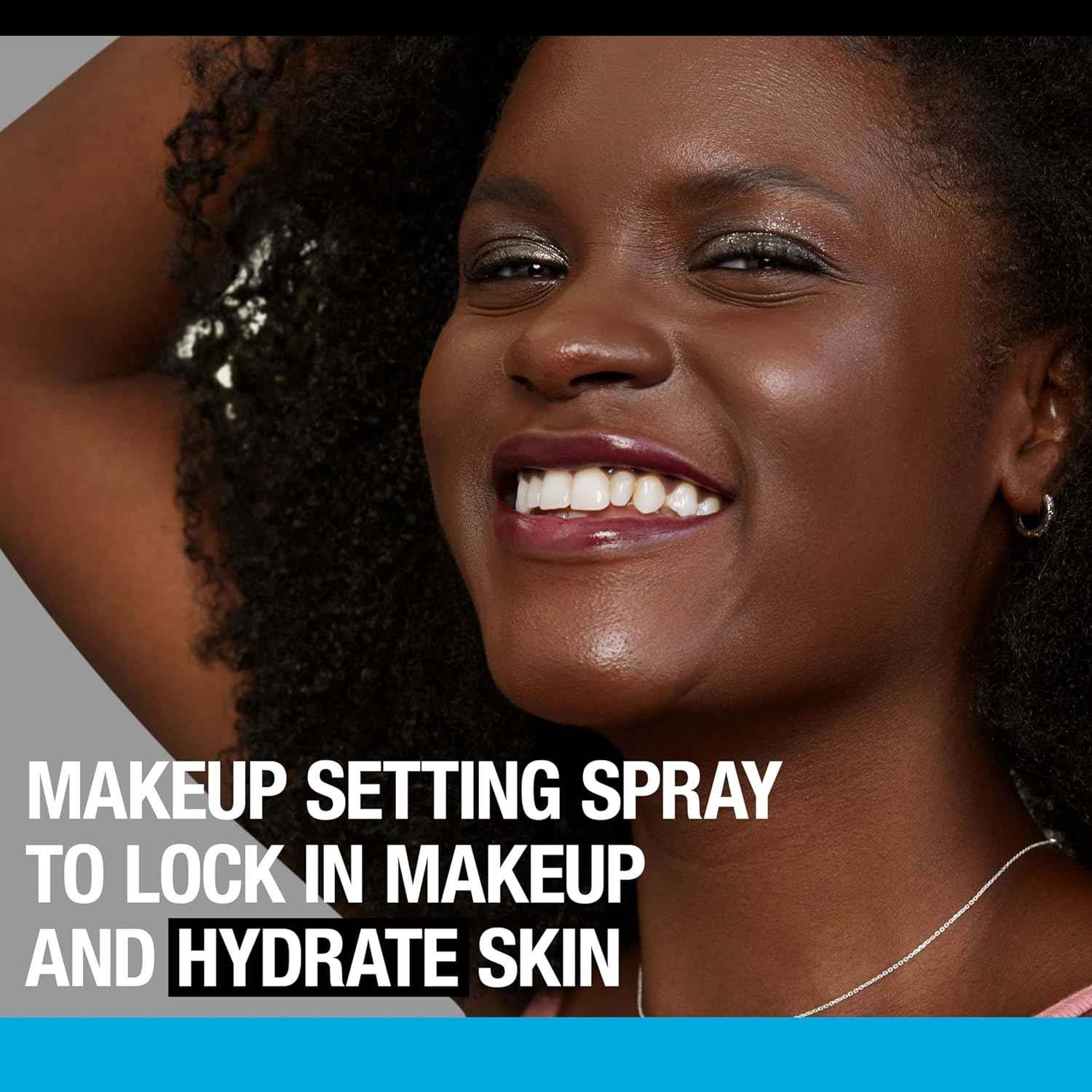 Neutrogena Hydro Boost Hydrating Makeup Setting Spray with Hyaluronic Acid, Setting Spray for Smooth, Dewy Skin, Fragrance Free, Non-Comedogenic & Hypoallergenic, 3.4 fl. oz