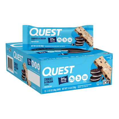 Quest Nutrition Ultimate Variety Pack Protein Bars, High Protein, Low Carb, Gluten Free, Keto Friendly