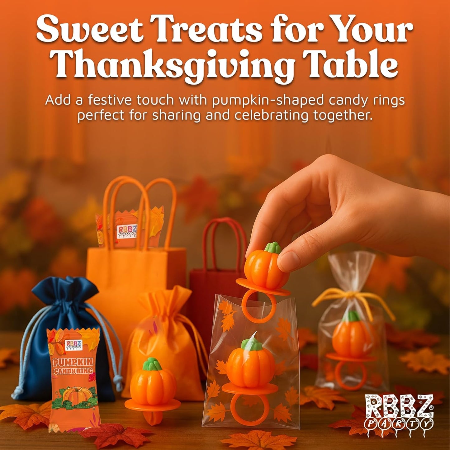 Pumpkin_Candy_3D_Ring_Pops_-_18_Individually_Wrapped_Suckers_Bulk_Pack_-_Fall_Candy_Party_Favors