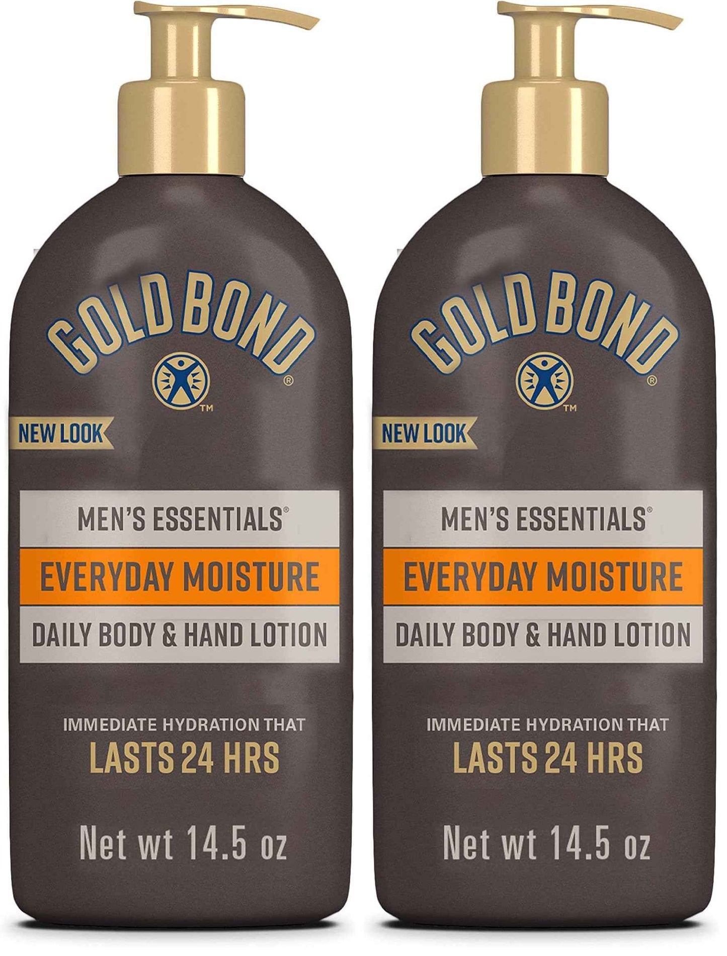 Gold Bond Men's Essentials Everyday Moisture Daily Body & Hand Lotion With Vitamin C, Hydrating Lotion Formulated for Men's Dry Skin, Value Size
