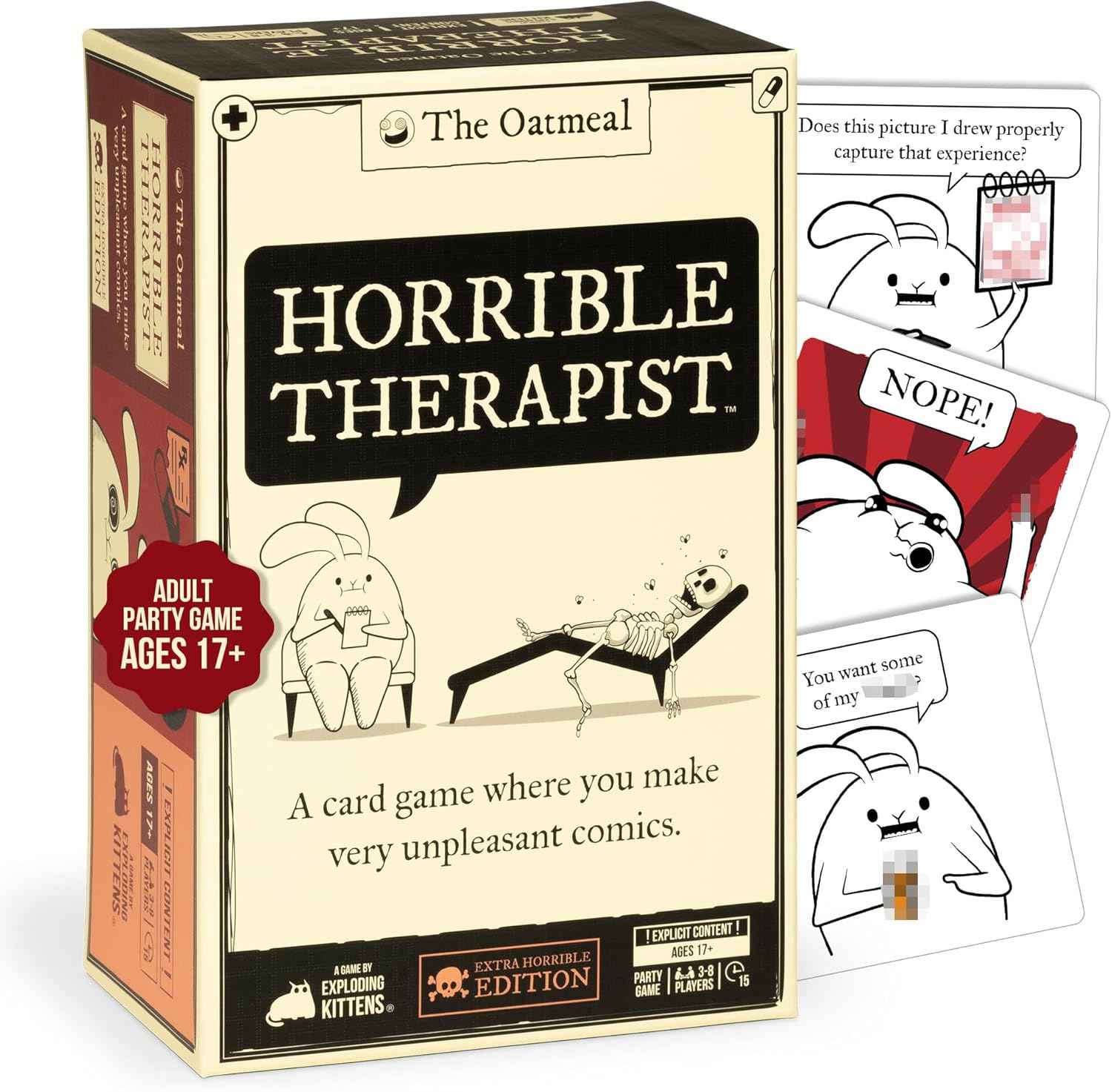 Horrible Therapist: by Exploding Kittens - A Card Game for 3-8 Players, Ages 17+ - Adult Party Game for Family Night