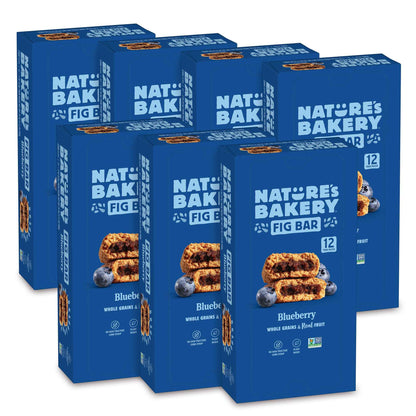 Nature's Bakery Whole Wheat Fig Bars, Real Fruit, Vegan, Non-GMO, Snack bar