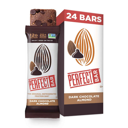 Perfect Bar Protein Bars, Gluten Free, Made with Organic Honey, Cookie Dough Texture, Refrigerated