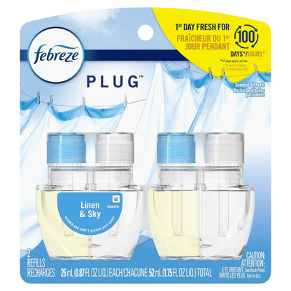 Febreze Odor-Fighting Fade Defy PLUG Air Freshener Refill
