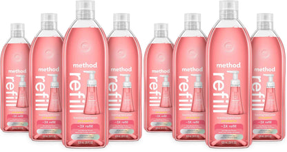 Method Foaming Hand Soap Refill, Pink Grapefruit, Recyclable Bottle, 28 fl oz