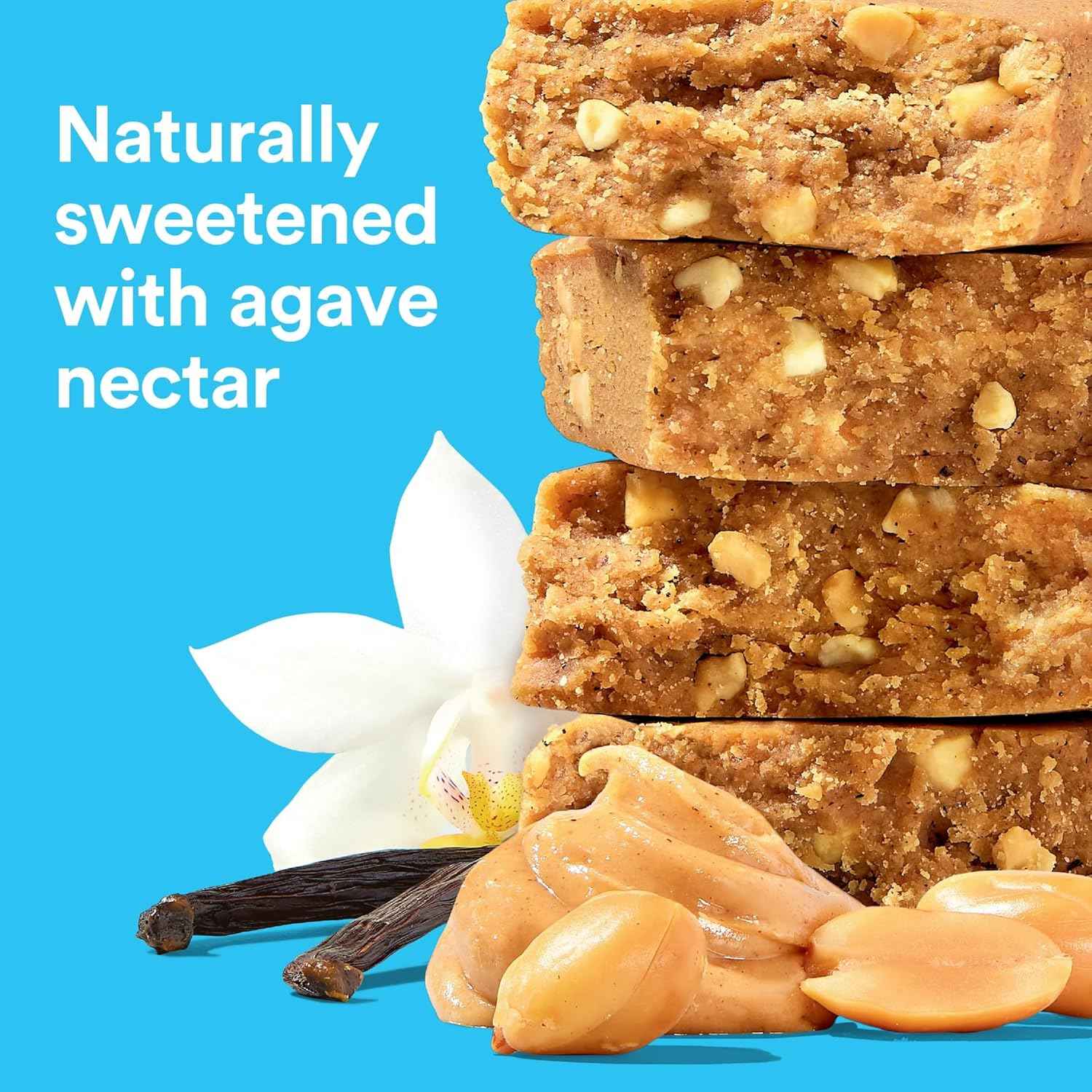 RXBAR High Protein Bars, Gluten Free, Protein Snacks, Vanilla Peanut Butter