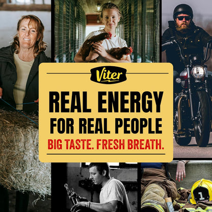 Viter_Energy_60mg_Caffeine_Gum_(Peppermint_Flavor,_30_Pieces)_-_Sugar_Free,_Vitamin_B3,_B6,_B9,_B12,_Zero_Calories,_Caffeinated_Energy_Chews,_Nootropic_Focus_Supplement_for_Men_&_Women