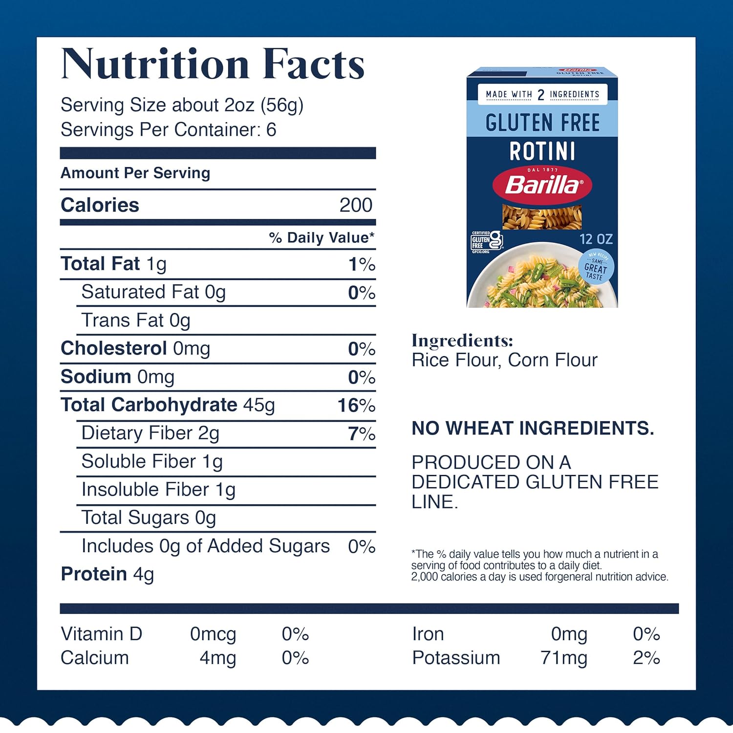 BARILLA_Gluten_Free_Rotini_Pasta,_12_Ounce_-_Non-GMO_Gluten_Free_Pasta_Made_with_2_Ingredients