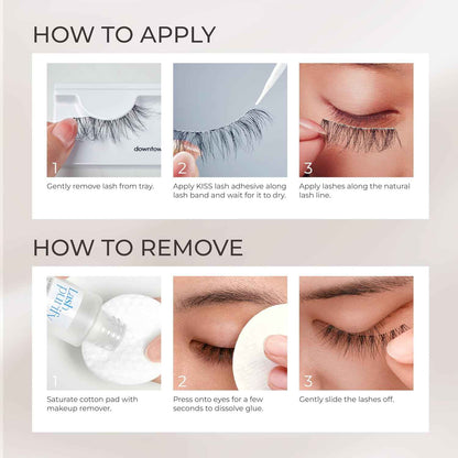 KISS My Lash But Better, False Eyelashes, 12mm, Includes 1 Pair Of Lash, Easy to Apply, Reusable Lash Clusters