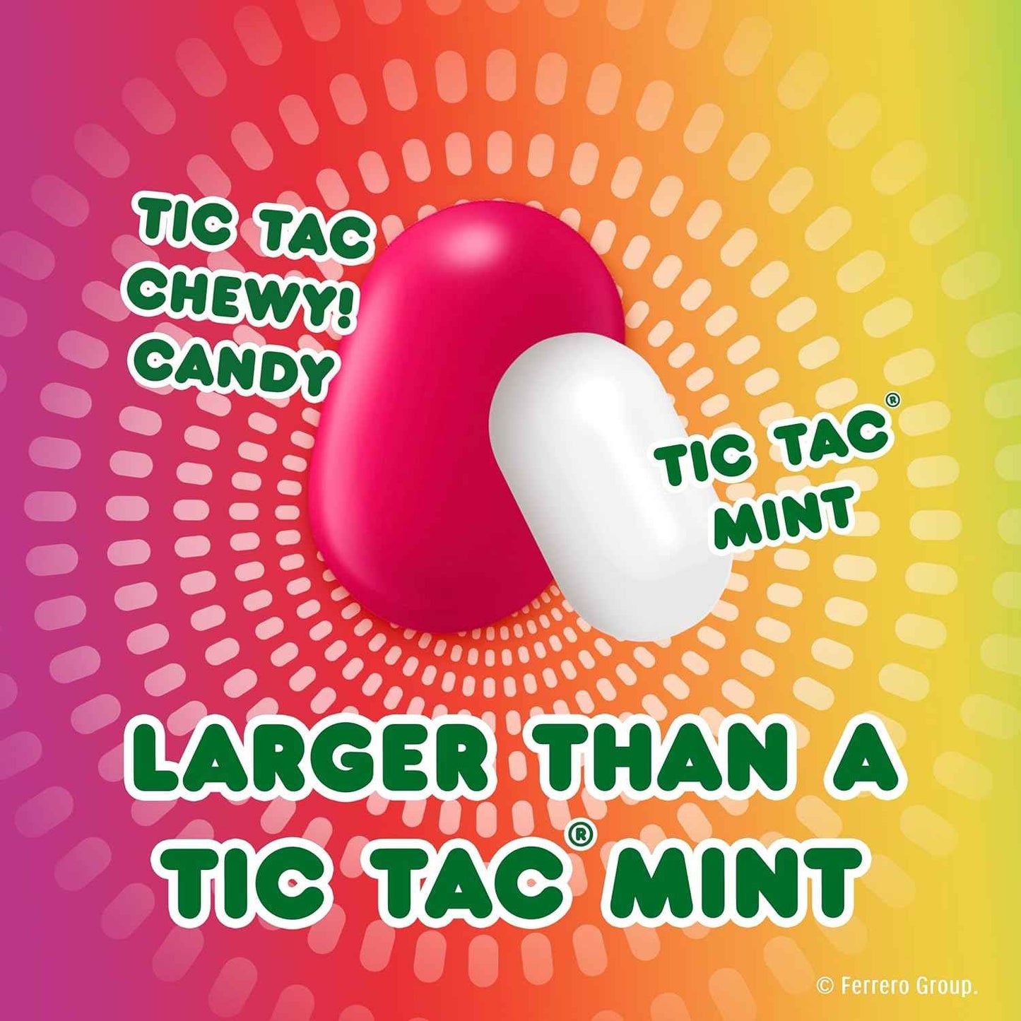 TIC TAC CHEWY! Fruit Adventure Candy, Fruity Chewy Candy, 3.4 oz (Packaging May Vary)