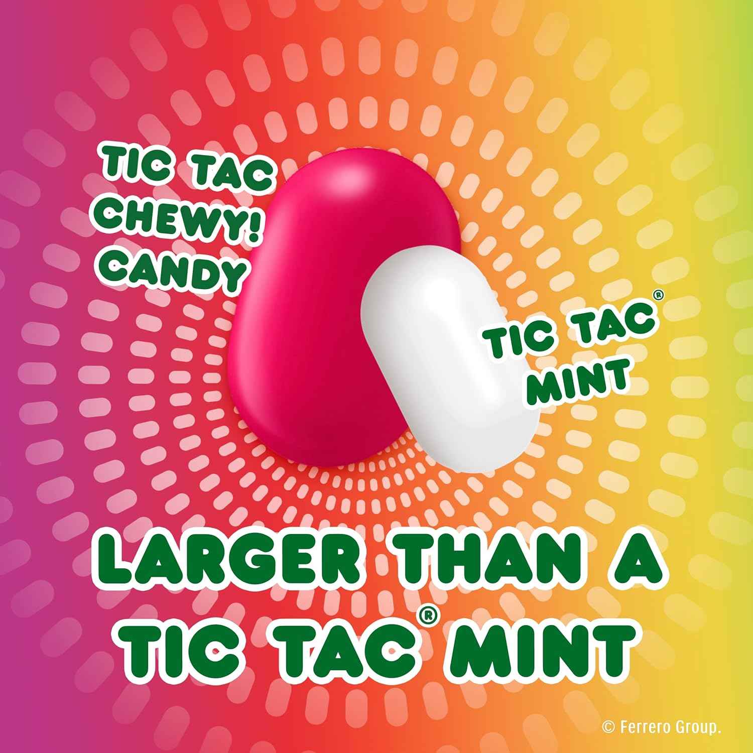 TIC TAC CHEWY! Fruit Adventure Candy, Fruity Chewy Candy, 3.4 oz (Packaging May Vary)