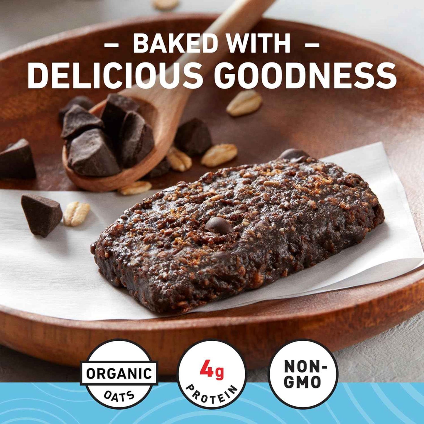 CLIF BAR Minis - Chocolate Brownie Flavor - Made with Organic Oats - 4g Protein - Non-GMO - Plant Based - Snack-Size Energy Bars - 0.99 oz. (20 Pack)
