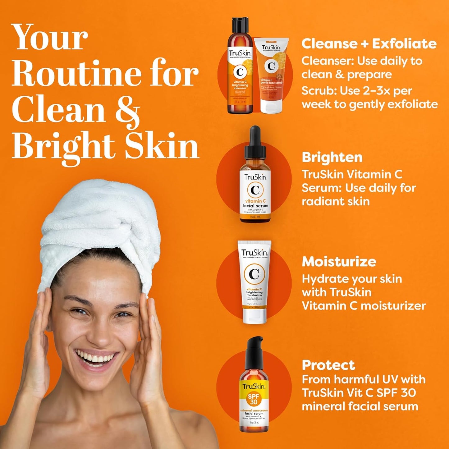 TruSkin_Vitamin_C_Face_Wash_Cleanser_-_Brightening_Facial_Cleanser_with_Vitamins_C_&_E,_Rosehip_Oil,_Aloe_Vera_&_MSM_-_Gently_Cleanses,_Refreshes_&_Supports_Radiant_Skin_-_4_fl_oz