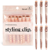 Kitsch Professional Alligator Clips for Hair Styling – 3.5" Aluminum Hair Sectioning Clips for Salon & Makeup Application | Ideal Gifts for Women