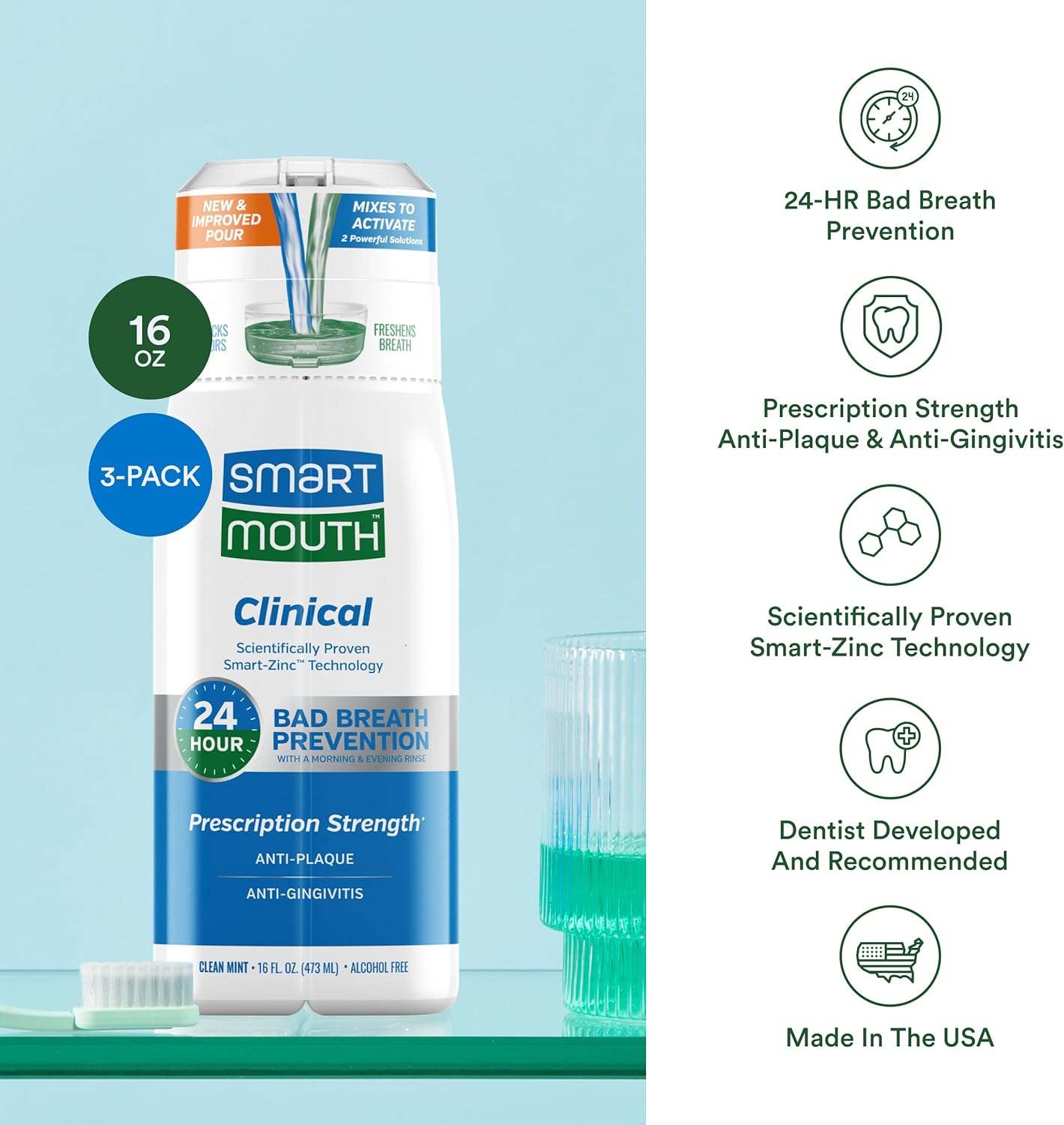 SmartMouth_DDS_Activated_Clinical_Mouthwash_-_for_Fresh_Breath_-_Clinical_Strength_Mouthwash_for_Gum_Health,_Gingivitis_&_More_-_Clean_Mint_Flavor,_16_fl_oz_(3_Pack)