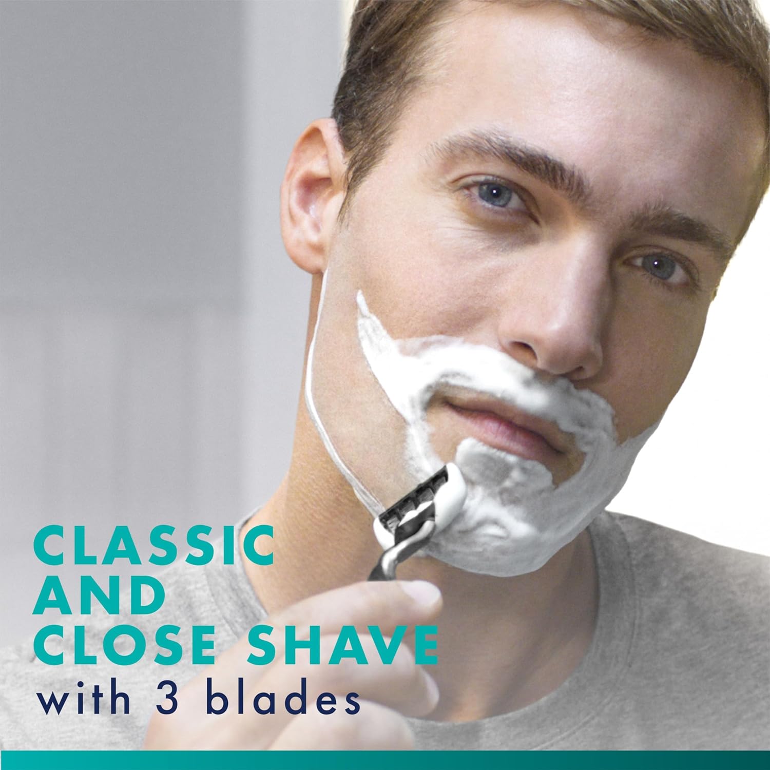Gillette_Mach3_Shaving_Razor_for_Men,_1_Razor_Gillette_3-Blade_Handle_for_Men’s_Grooming,_10_Razor_Blade_Refills,_Lubrication_Strip