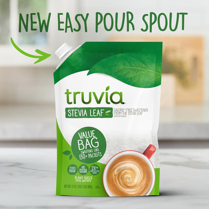 Truvia_Original_Calorie-free_Sweetener_from_the_Stevia_Leaf,_17_Ounce_Refill_Bag