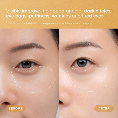 TEREZ_&_HONOR_24K_Gold_Retinol_Under_Eye_Patches_-_60_Korean_Hydrogel_Eye_Masks_with_Collagen_Peptide_for_Wrinkles,_Dark_Circles,_Puffy_Eyes,_Radiance_&_Firming_-_Self_Care,_Gifts_for_Women_and_Men