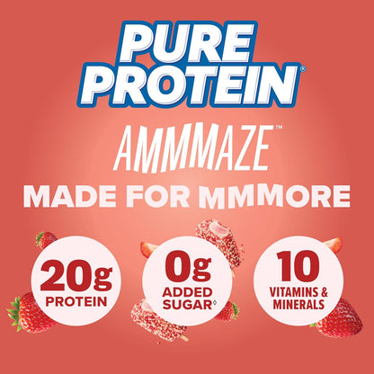 Pure_Protein_AMMMAZE_Strawberry_Shortcake_Protein_Bars_(12_ct)_20g_High_Protein,_No_Added_Sugar_-_Strawberry_Meal_Replacement_Bar_-_On_the_Go_Snacks