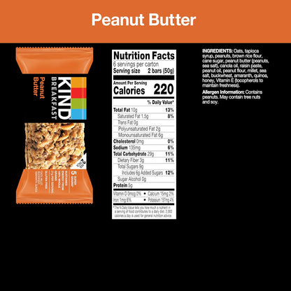KIND_Breakfast_Bars_Variety_Pack,_Gluten_Free,_Low_Sodium,_Healthy_Snacks,_Honey_Oat,_Almond_Butter,_Peanut_Butter,_3-8g_Protein,_18_Count_(18_Packs_of_2_Bars)