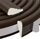 2pcs×196" - Brown