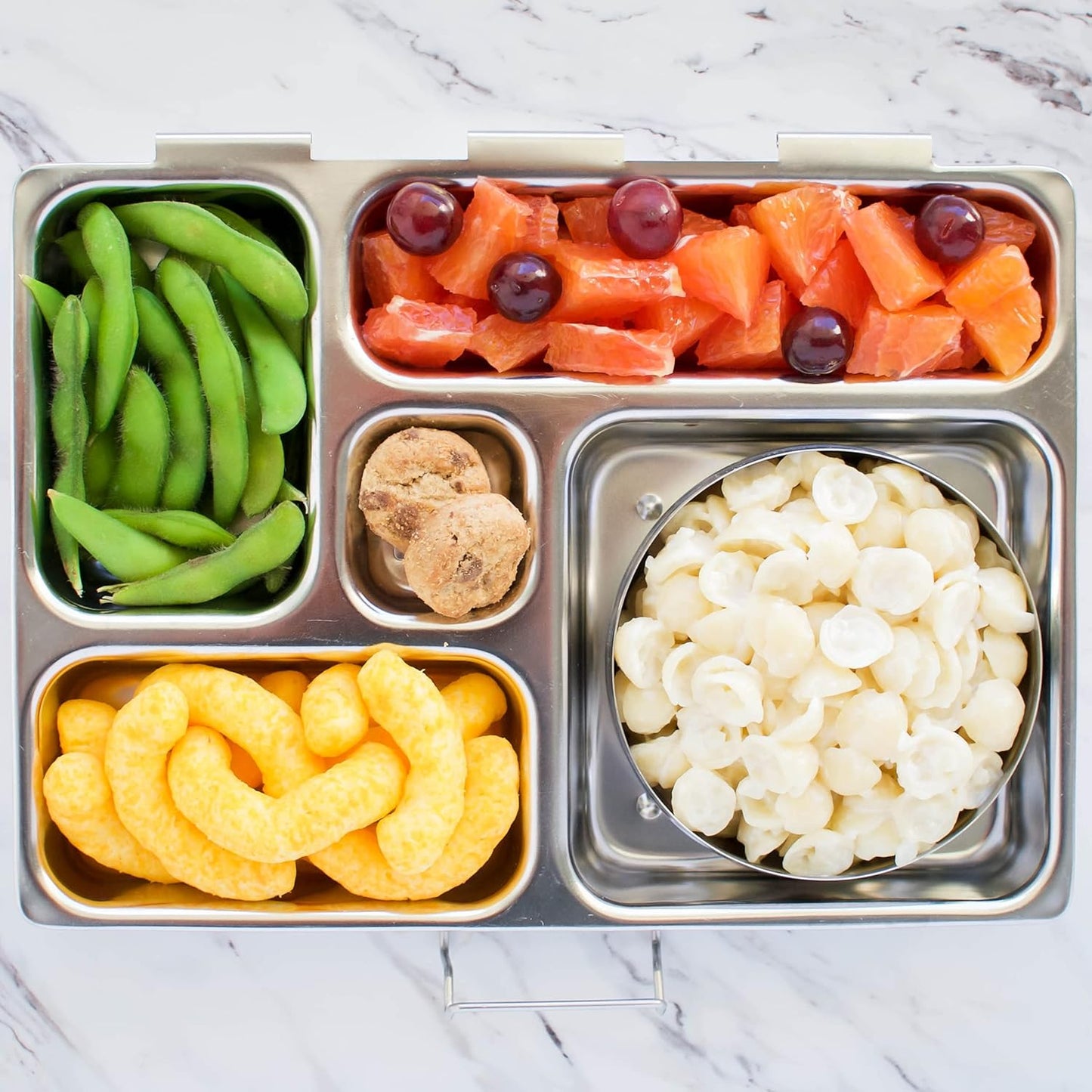 Annie's_Organic_Cheddar_Cheesy_Smiles,_Baked_Corn_Puffs,_Gluten_Free,_4_oz