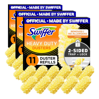 Swiffer Dusters Heavy Duty Multi-Surface Duster Refills for Cleaning, Unscented