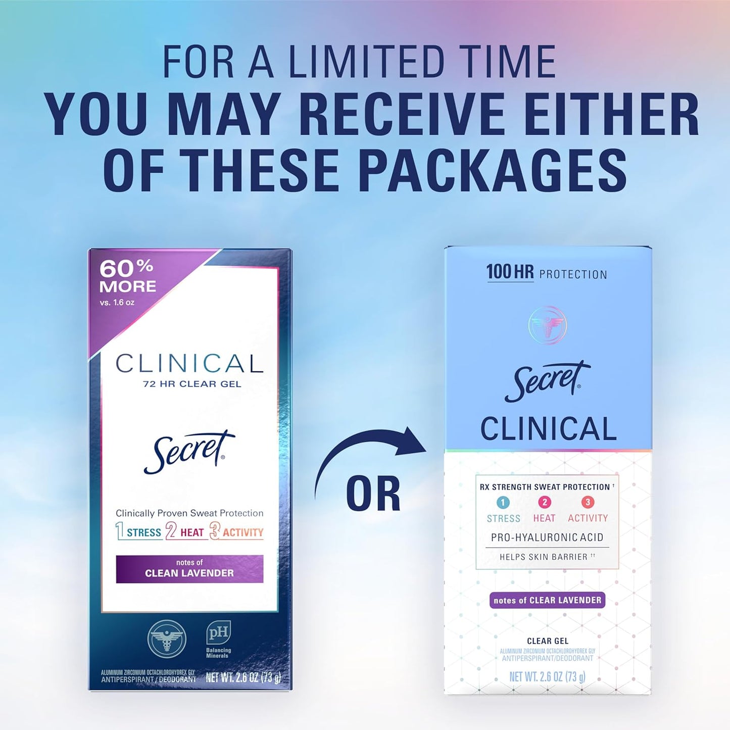 Secret_Clinical_Strength_100HR_Sweat_&_Odor,_Clear_Gel_Antiperspirant_Deodorant_for_Women,_3X_Stress_Protection_with_Hyaluronic_Acid,_PH_Balancing_Minerals,_Clear_Lavender_Scent,_2.6_oz