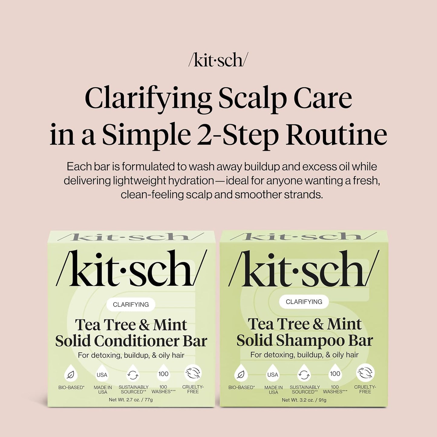 Kitsch_Clarifying_Tea_Tree_Shampoo_and_Conditioner_Set_–_Shampoo_&_Conditioner_Bar_for_Women_and_Men,_Scalp_&_Oil_Control_Hair_Care_–_Free_of_Paraben,_Sulfate_&_Silicone_–_Made_in_USA_-_2_pcs