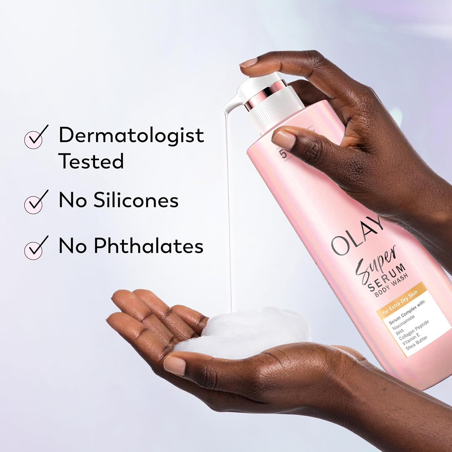 Olay_Super_Serum_Body_Wash_for_Extra_Dry_Skin,_24hr_Long_Lasting_Rich_Hydration,_5+_Ingredient_Complex_for_Bright,_Even,_Firm,_&_Luminous_Skin,_with_Collagen_Peptide,_Vitamin_C_&_Shea_Butter,_20_fl_oz