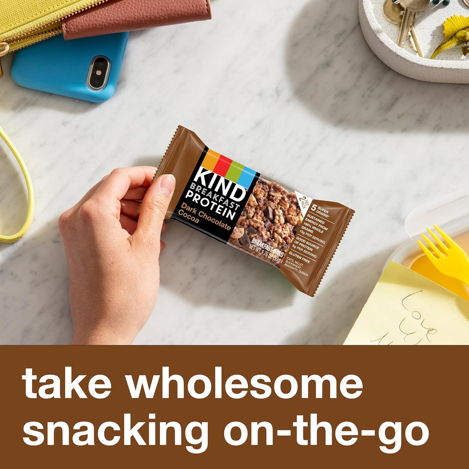 KIND_Breakfast_Protein_Bars,_Dark_Chocolate_Cocoa,_Healthy_Snacks,_Gluten_Free,_8g_Protein,_6_Count