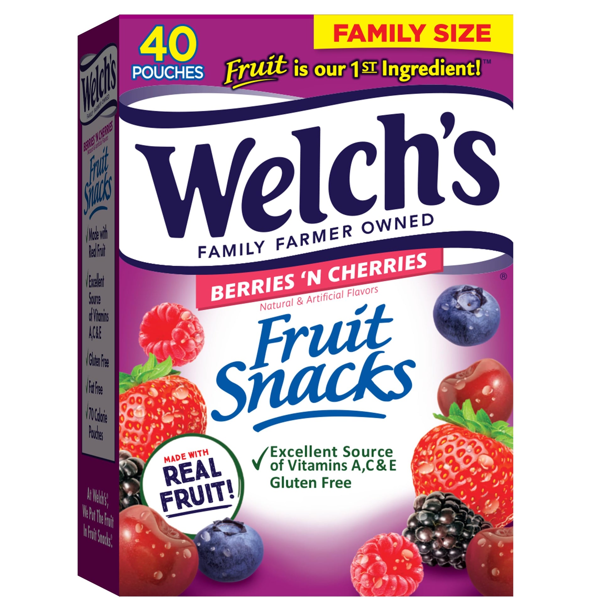 Berries 'N Cherries - 0.8 Ounce (Pack of 40)