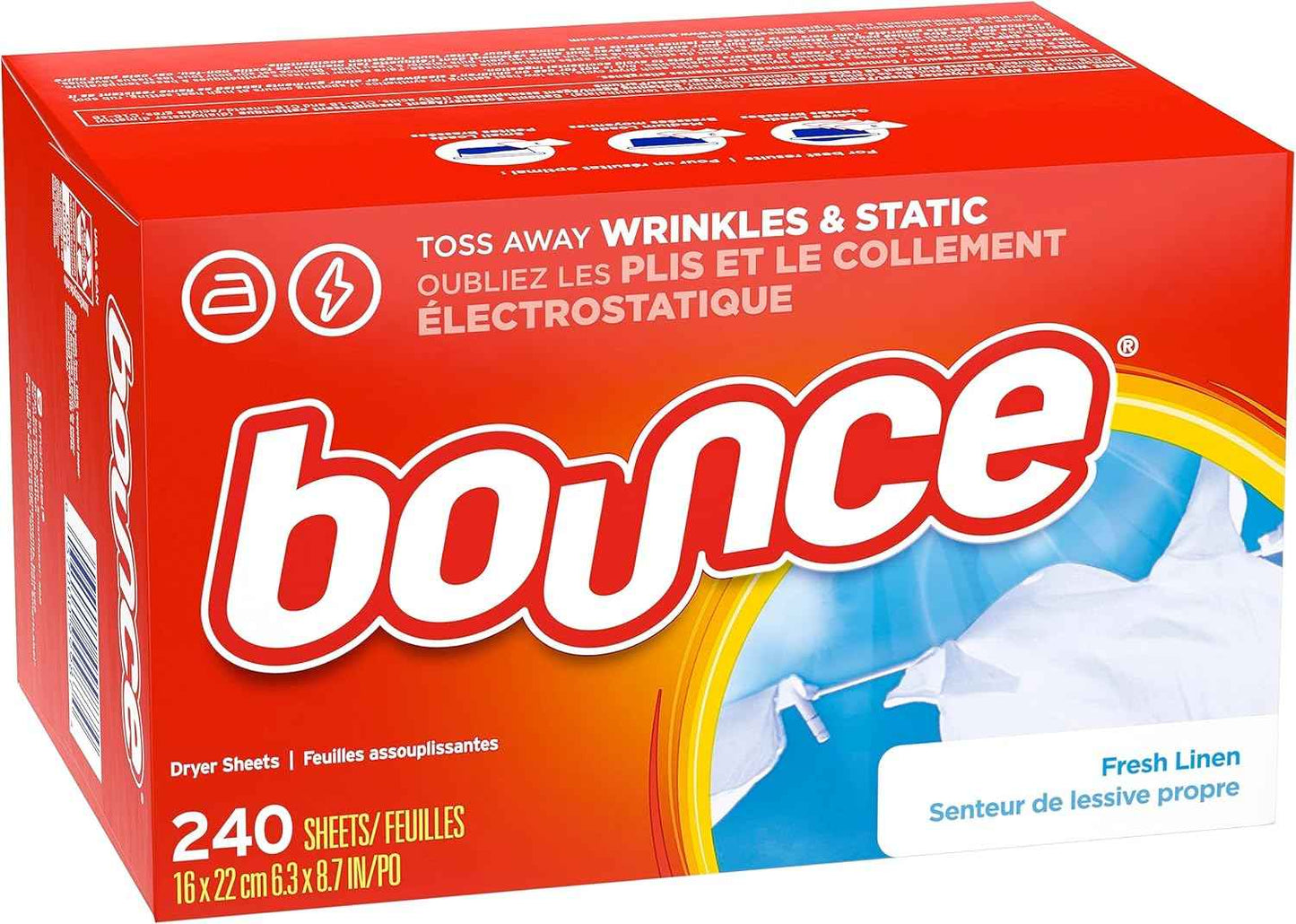 Bounce Fabric Softener Sheets, Fresh Linen Scent