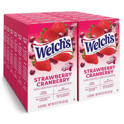 Welch's Singles To Go Water Drink Mix - Powder Sticks, 0.48 Ounce (Pack of 12)