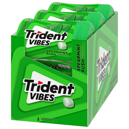 Trident_Vibes_Spearmint_Rush_Sugar-Free_Chewing_Gum,_6_Bottles_of_40_Pieces_(240_Total_Pieces)
