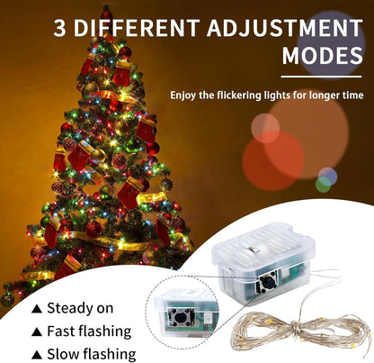 8_Pack_Fairy_Lights_7Ft_20_LED_Twinkle_String_Lights_3_Modes_Battery_Operated_Waterproof_Firefly_Starry_for_Mason_Jar_Party_Wedding_Christmas_Valentines_Day_Table_Centerpieces,Multicolor