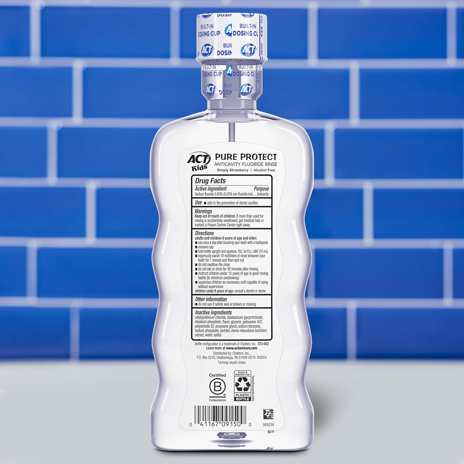 ACT_Kids_Pure_Protect_Anticavity_Fluoride_Rinse,_Natural_Strawberry_Flavor_Without_Sugar,_Free_from_Dyes_&_Alcohol,_16.9_fl._oz.