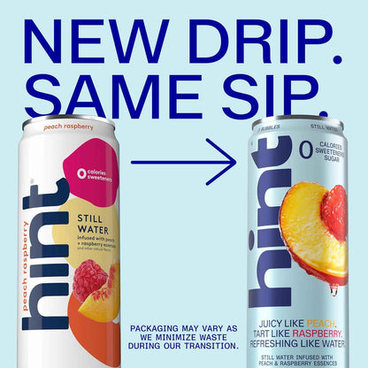 Hint Canned Water - Purified Flavored Water with Zero Calories, Natural Flavors, and Sugar Free - 12 Fl Oz Cans (Pack of 12)