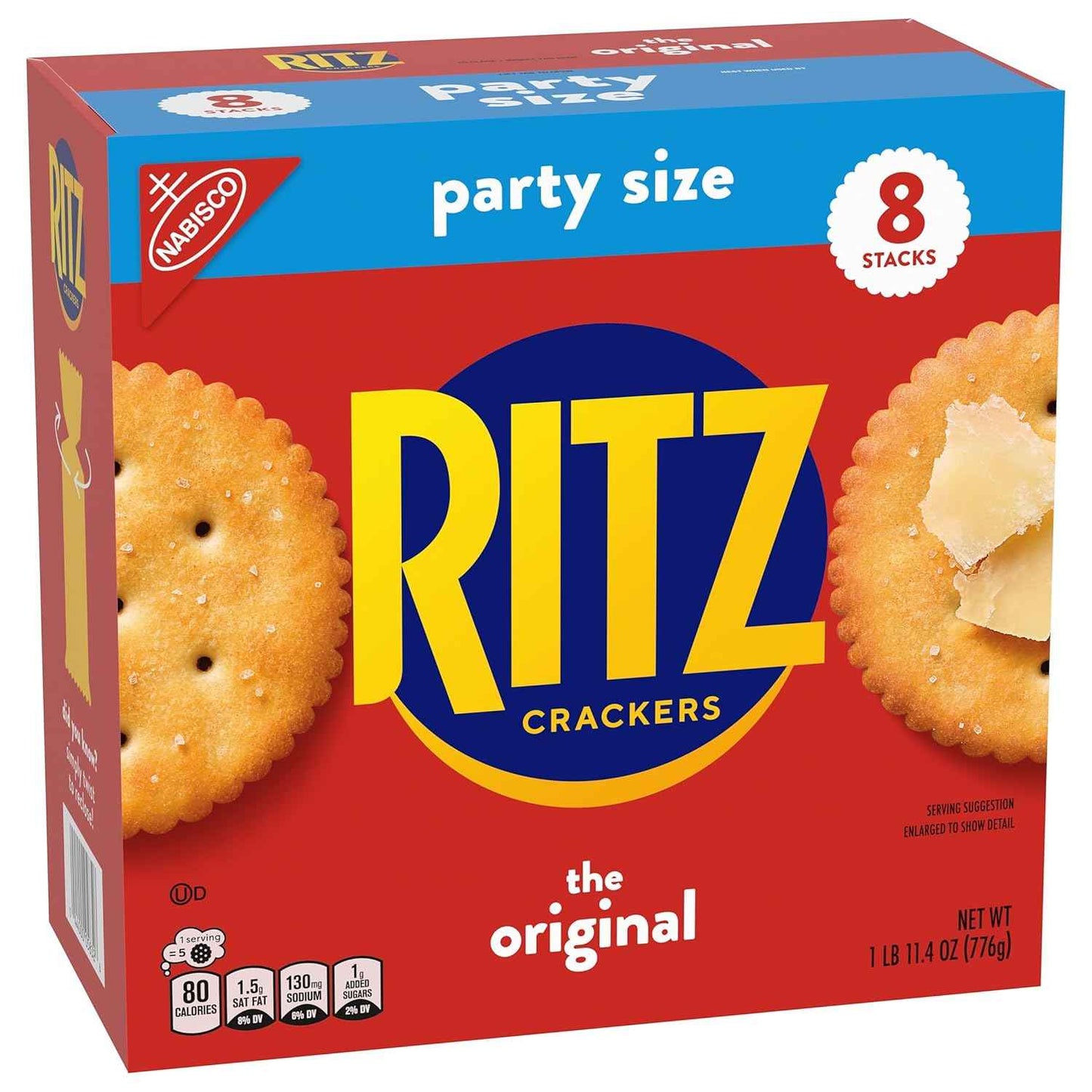 RITZ Original Crackers, Snacks for Kids and Adults, Lunch Snacks, Party Size