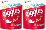 YumEarth Organic Giggles Chewy Candy – Allergy Friendly, No Artificial Dyes, Non GMO, Gluten Free, Fruit Flavored, Vegan Candy Snacks 0.5 oz